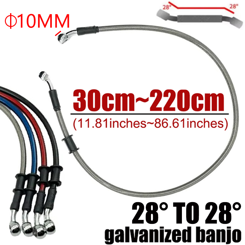 Motorcycle Brake Cable - Plata 30cm A 220cm 28 °