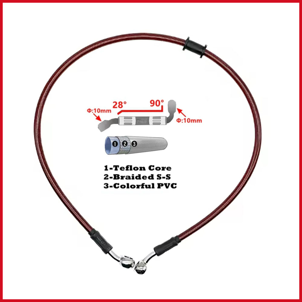 28-90 grados 10mm Banjo 300mm  - Motorcycle Brake Cable reseña y precio