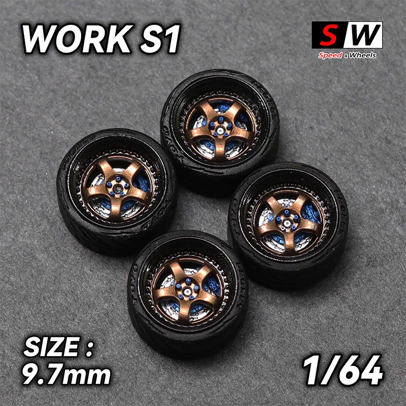 Rueda con Cubo SW 1/64work S1  - Brake Caliper reseña y precio